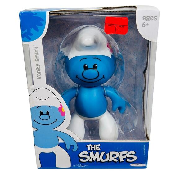 Jakks Pacific The Smurfs Vanity Smurf 6" Action Figure Brand New Sealed - Picture 1 of 8